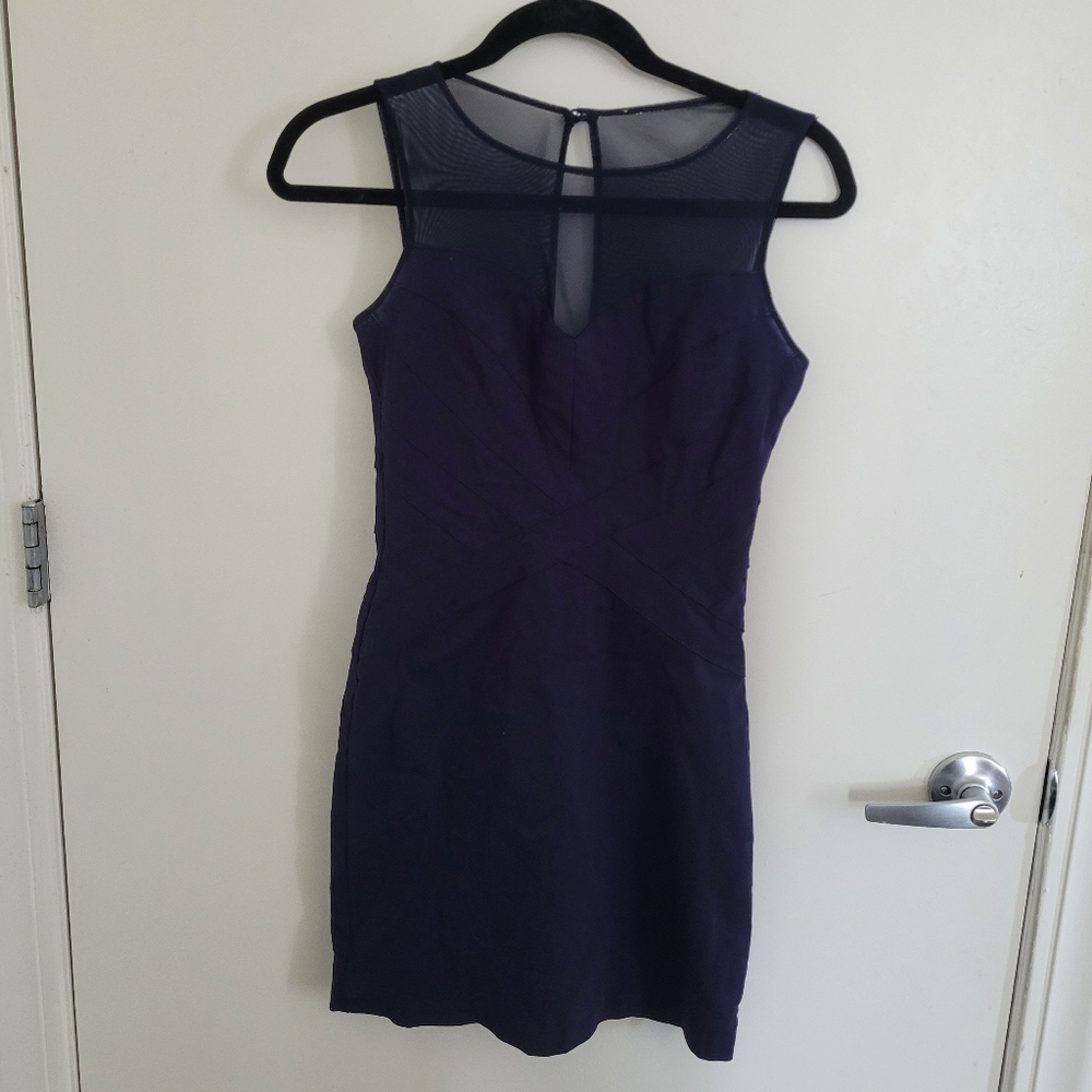 Navy Blue Bodycon Dress - size 5/6